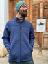 Men's Merino Wool Jacket - Indigo